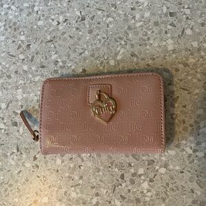 Juicy couture baby pink and gold wallet